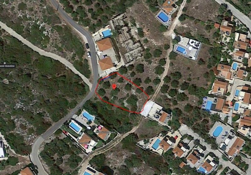 Plaka bei Chania Kreta, Plaka Chania: Grundstück mit herrlicher Aussicht zu verkaufen Grundstück kaufen